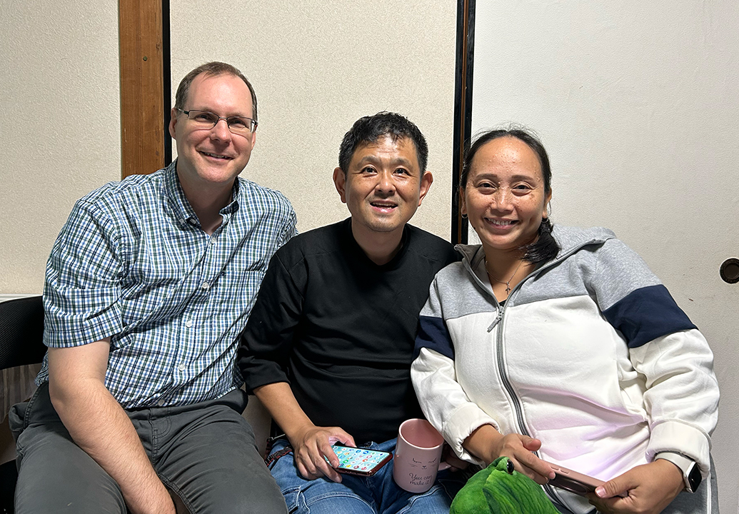 japan ah hakata jeff, junichi and rochan