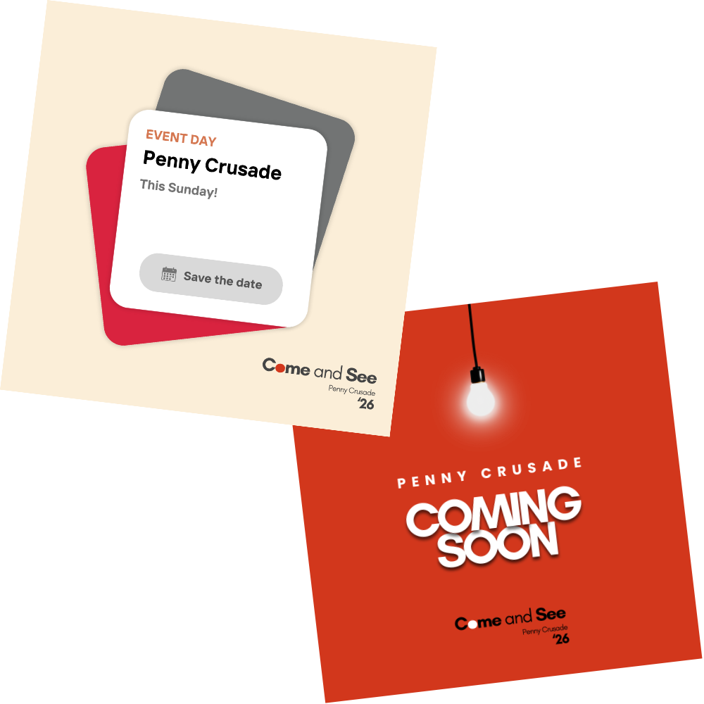 penny crusade social graphic