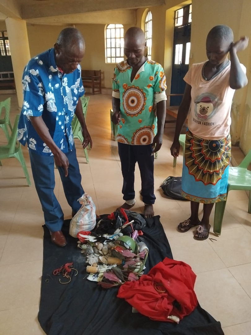 witchdoctor charms and idols brought forward